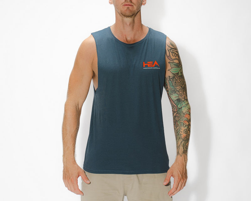 Barnard Singlet - Petrol Blue